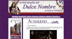 Desktop Screenshot of dulcenombrearchidona.com